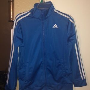 Blue adidas sweater